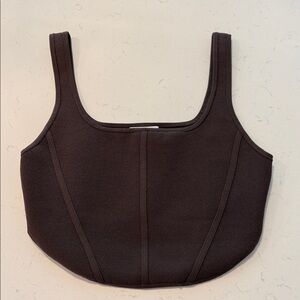 Babaton Sculpt Knit Corset Top